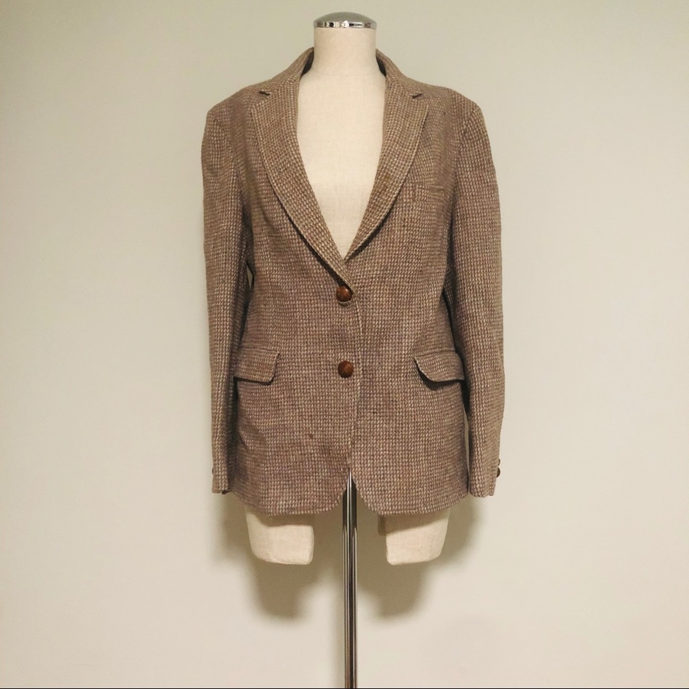 Vintage Lands End Harris Tweed Blazer